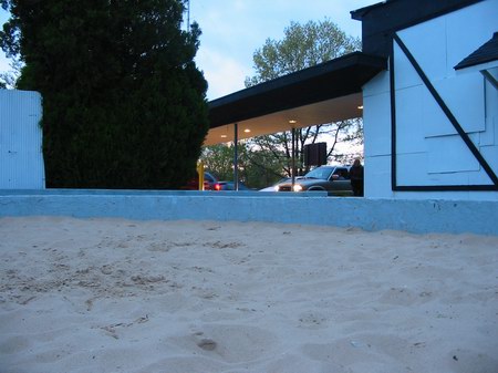Getty 4 Drive-In Theatre - Sandbox From Water Winter Wonderland